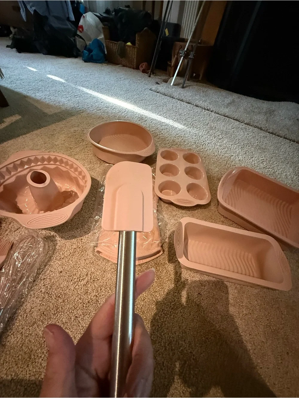 Premium Silicone Bakeware Set - Blush Pink Complete Kitchen Kit